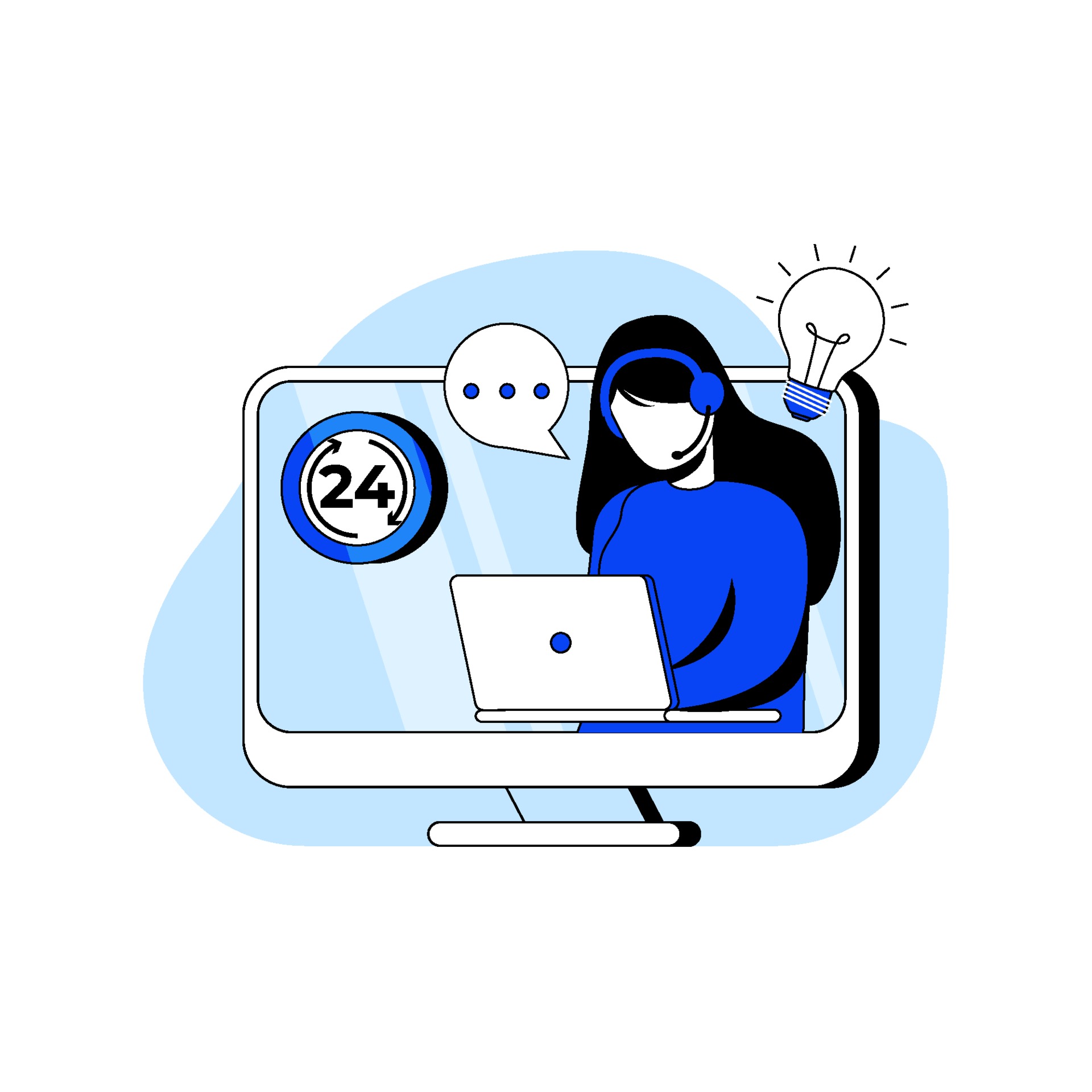 Staf layanan pelanggan Mitra Jasa Insurance yang ramah